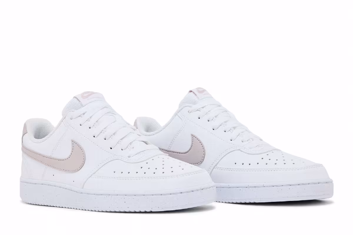 Nike Women's Court Vision Low Next Nature White Platinum Violet, view 9