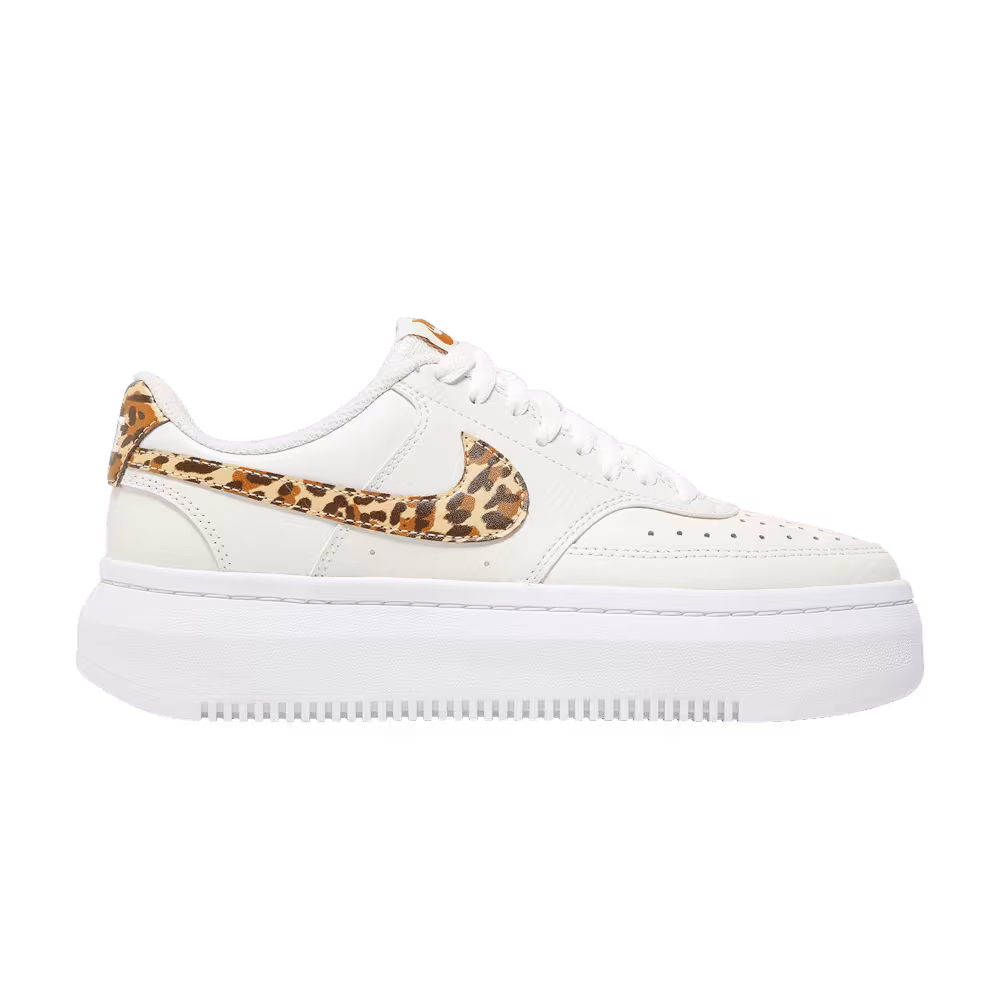 Nike Women's Court Vision Alta Leopard Camo Swoosh