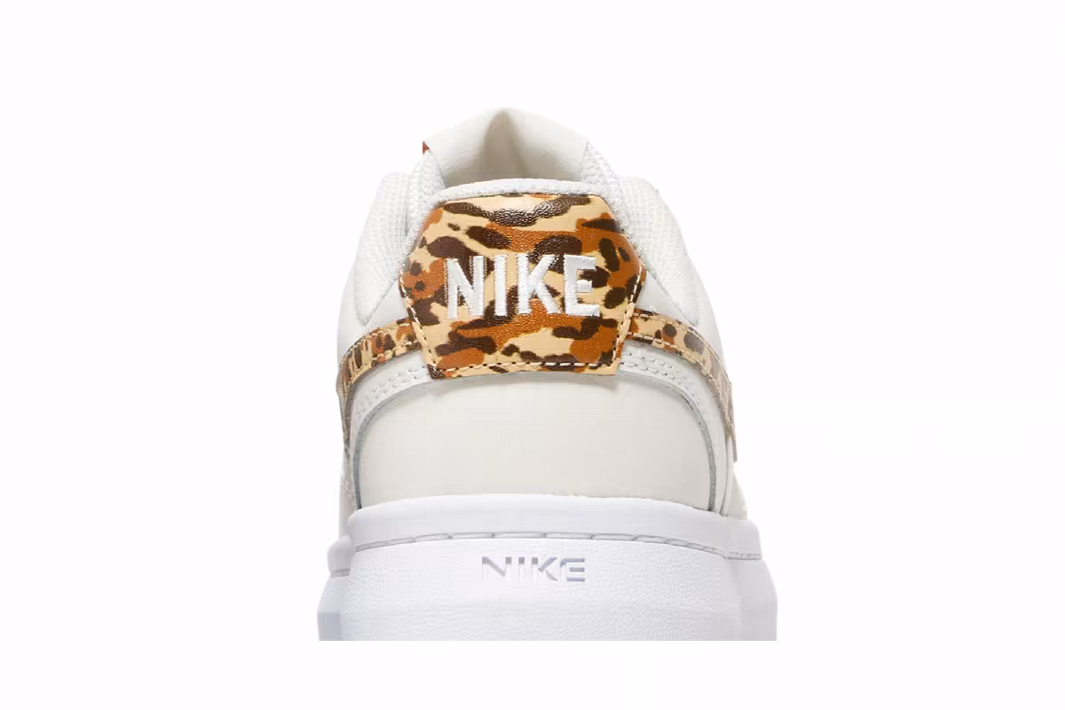 Nike Women's Court Vision Alta Leopard Camo Swoosh, view 8