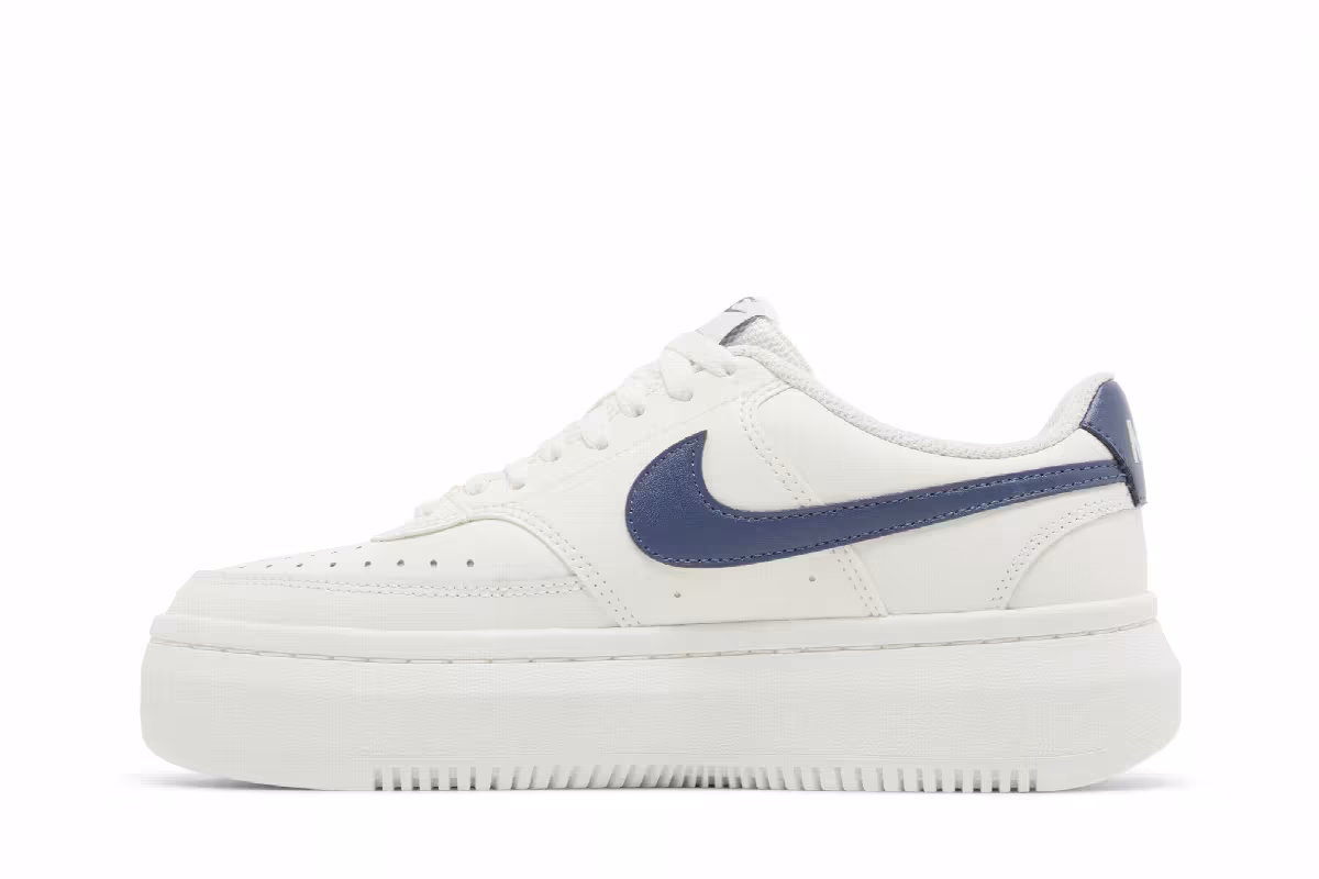Nike Women's Court Vision Alta Sail Diffused Blue, view 4