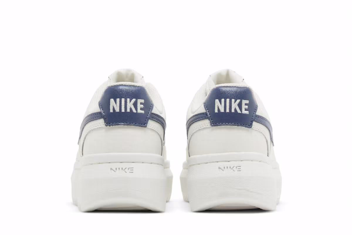 Nike Women's Court Vision Alta Sail Diffused Blue, view 7