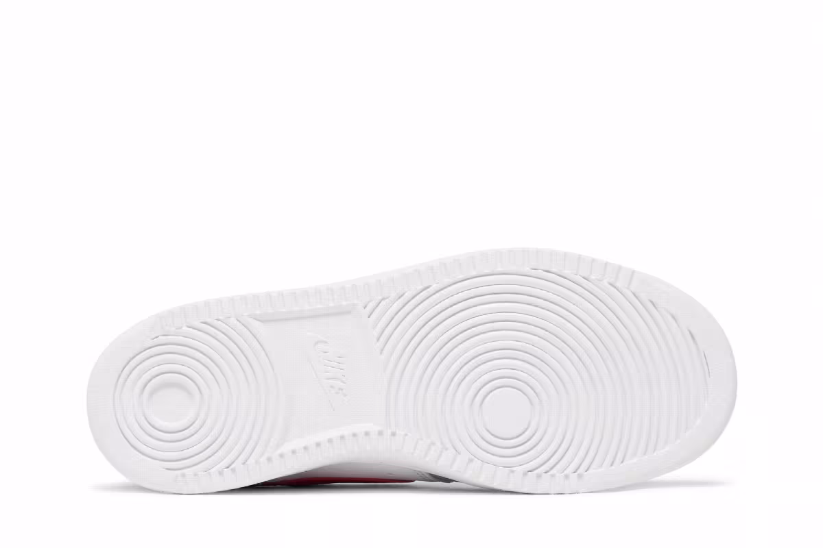 Nike Women's Court Vision Low White University Red, view 5