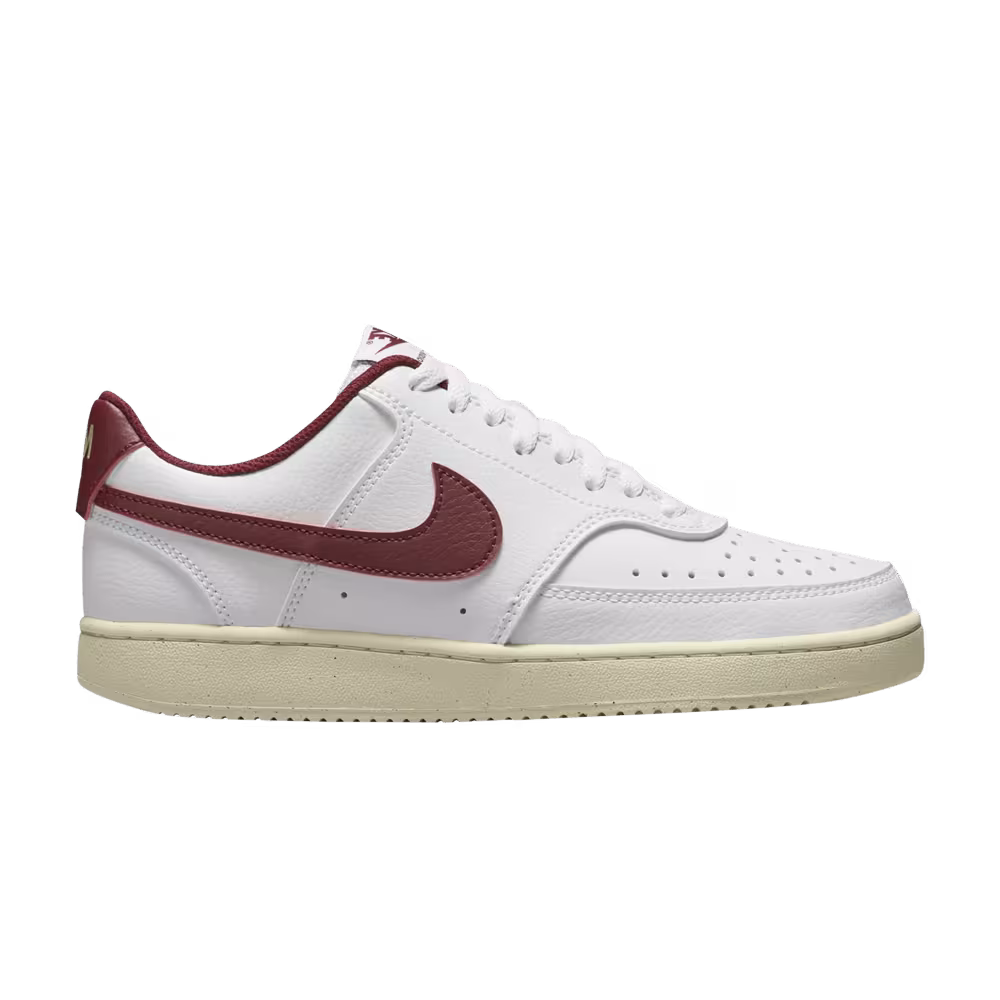 Nike Women's Court Vision Low Next Nature White Team Red