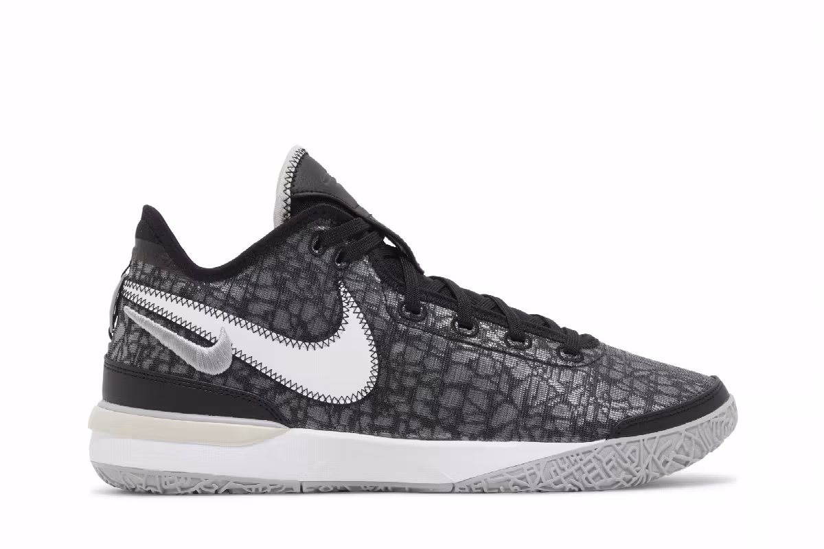 Nike Zoom LeBron NXXT Gen Black Wolf Grey, view 2