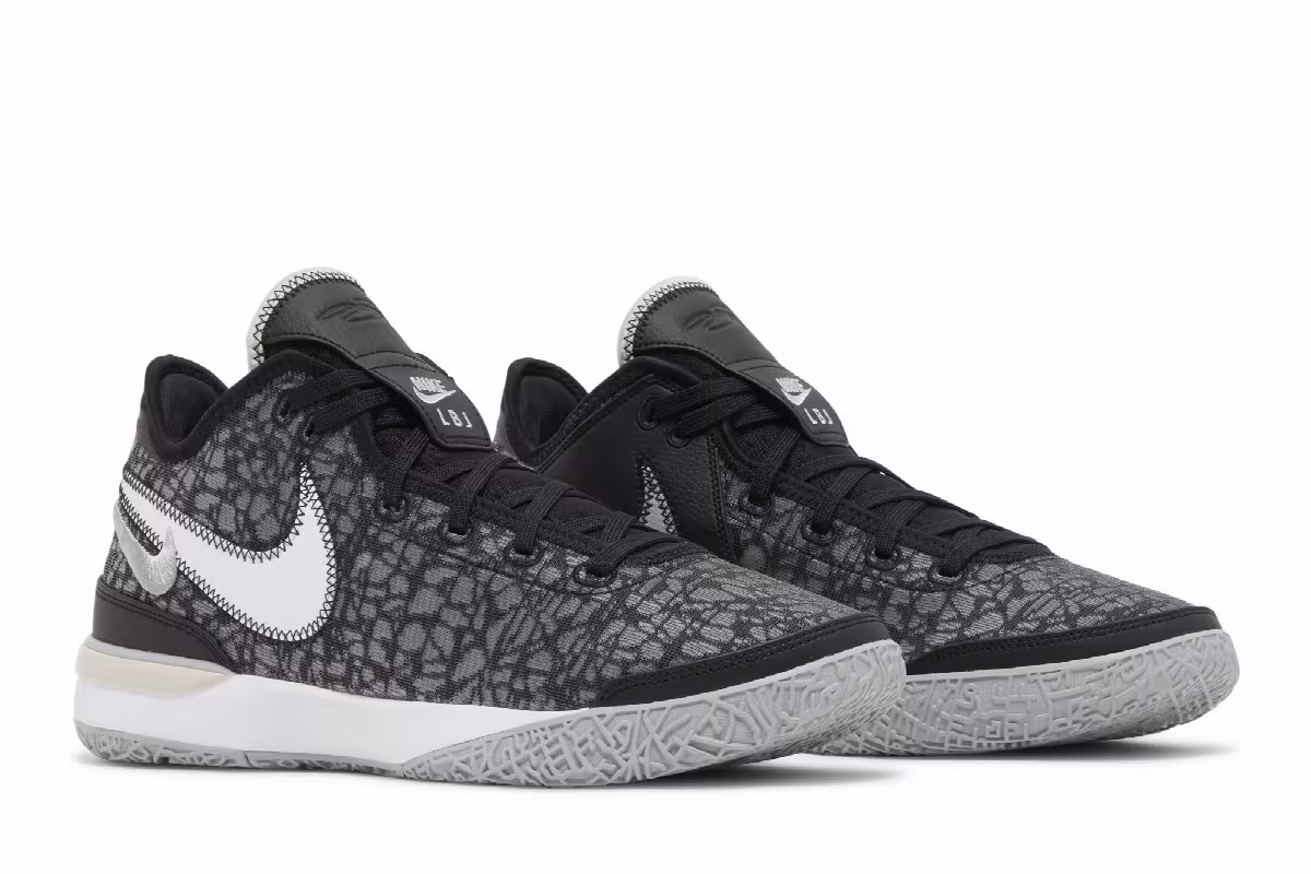 Nike Zoom LeBron NXXT Gen Black Wolf Grey, view 9