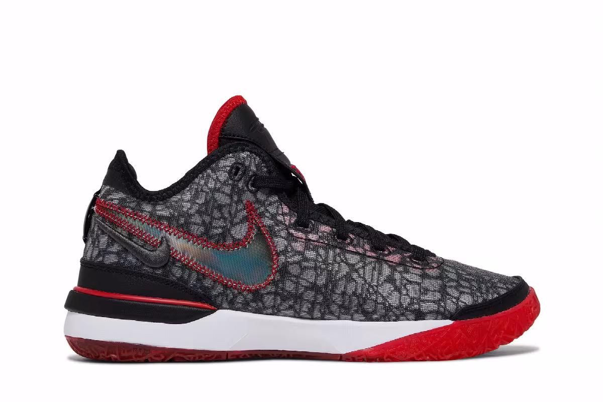 FaZe Clan x Nike Zoom LeBron NXXT Gen Bred, view 2