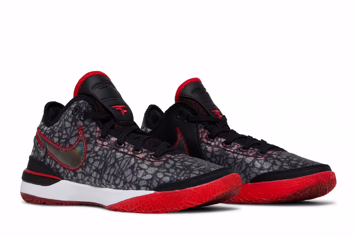 FaZe Clan x Nike Zoom LeBron NXXT Gen Bred, view 9