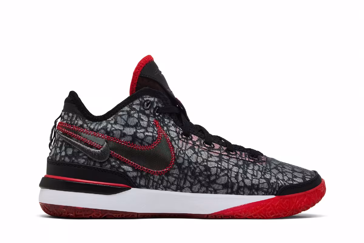 FaZe Clan x Nike Zoom LeBron NXXT Gen EP Bred, view 2