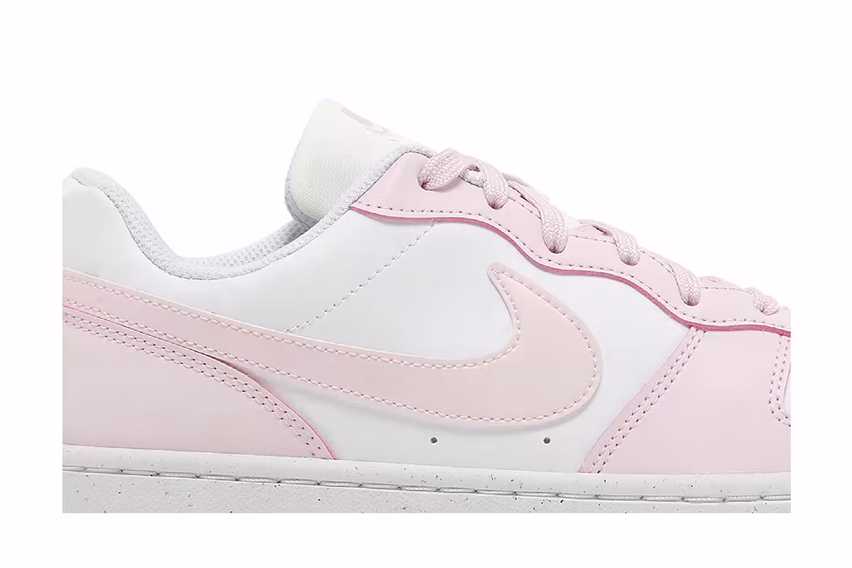 Nike Court Borough Low Recraft GS Pink Foam White, view 3
