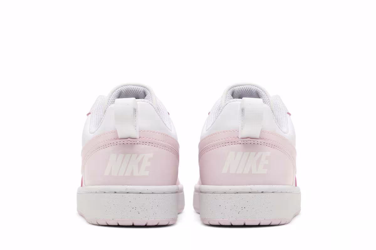 Nike Court Borough Low Recraft GS Pink Foam White, view 7