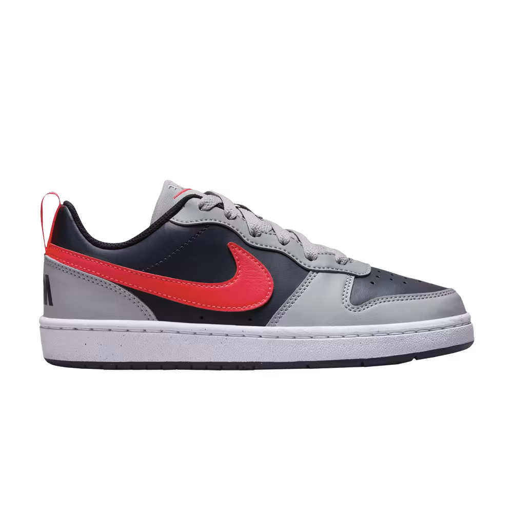 Nike Court Borough Low Recraft GS Light Smoke Bright Crimson
