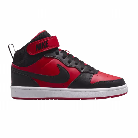 Nike Court Borough Mid 2 GS 'Black University Red'