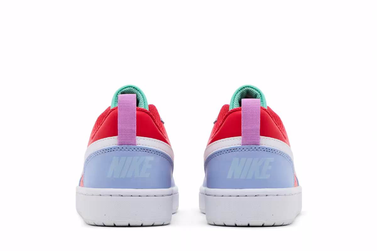 Nike Court Borough Low Recraft GS Cobalt Bliss Track Red, view 7