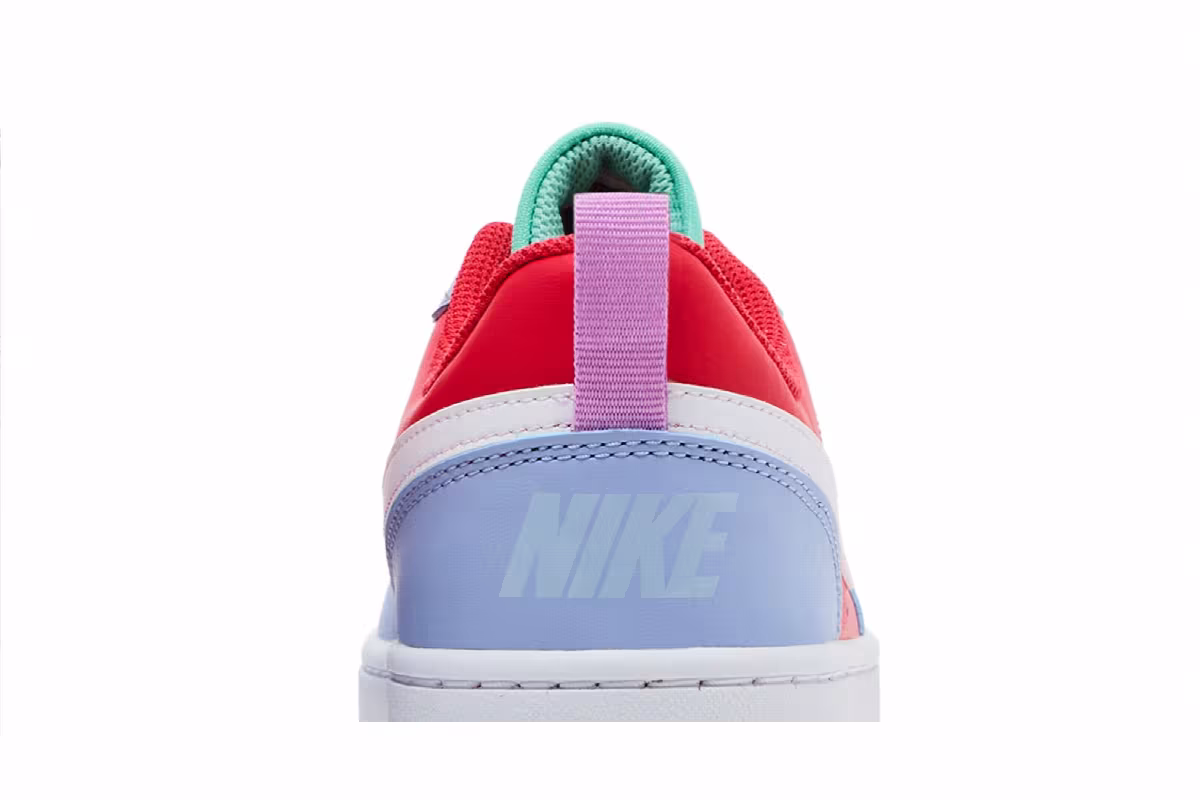 Nike Court Borough Low Recraft GS Cobalt Bliss Track Red, view 8