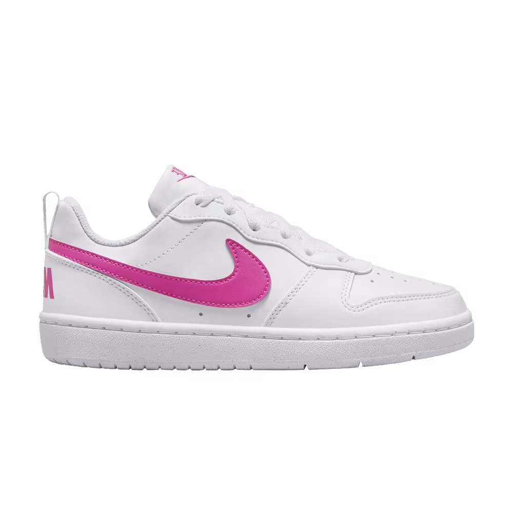 Nike Court Borough Low Recraft GS White Laser Fuchsia