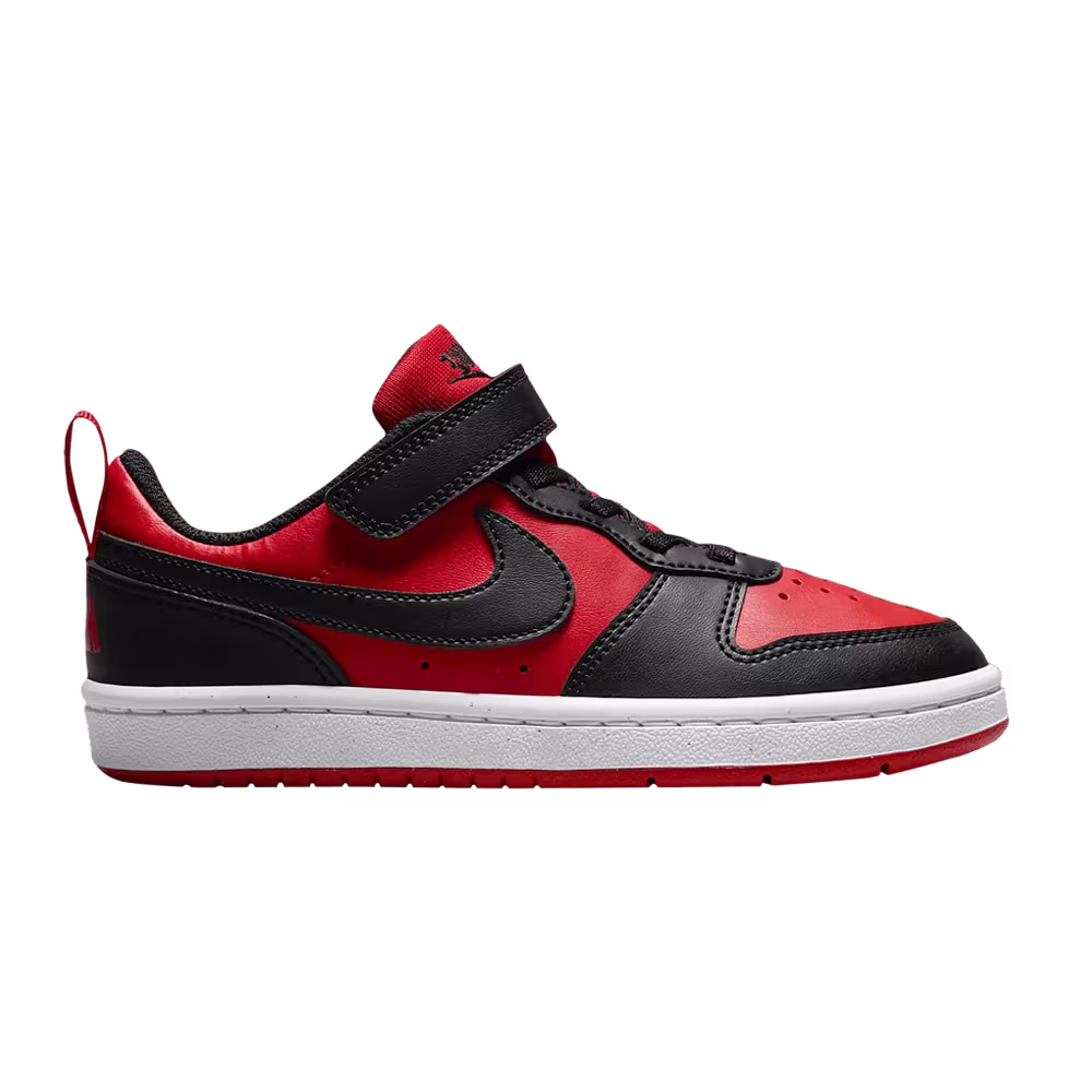Nike Court Borough Low Recraft PS Black University Red