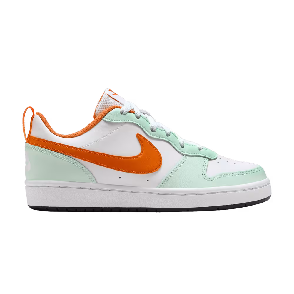 Nike Court Borough Low 2 GS Mint Foam Safety Orange