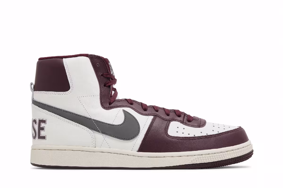 Morehouse College x Nike Terminator High Maroon Tigers, view 2