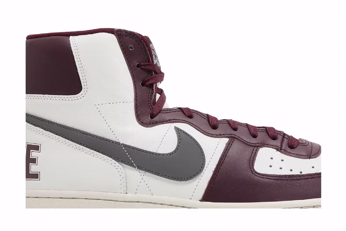 Morehouse College x Nike Terminator High Maroon Tigers, view 3