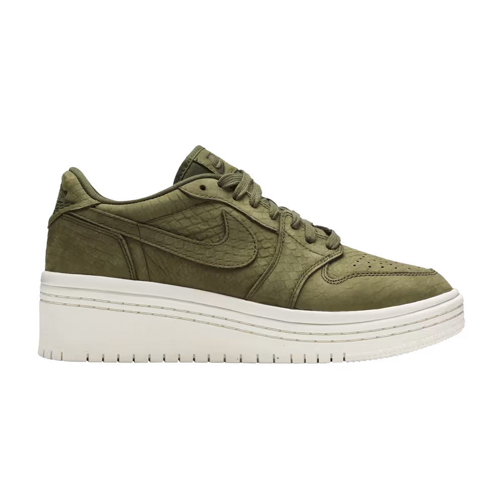 Women's Air Jordan 1 Low Lifted Olive Canvas
