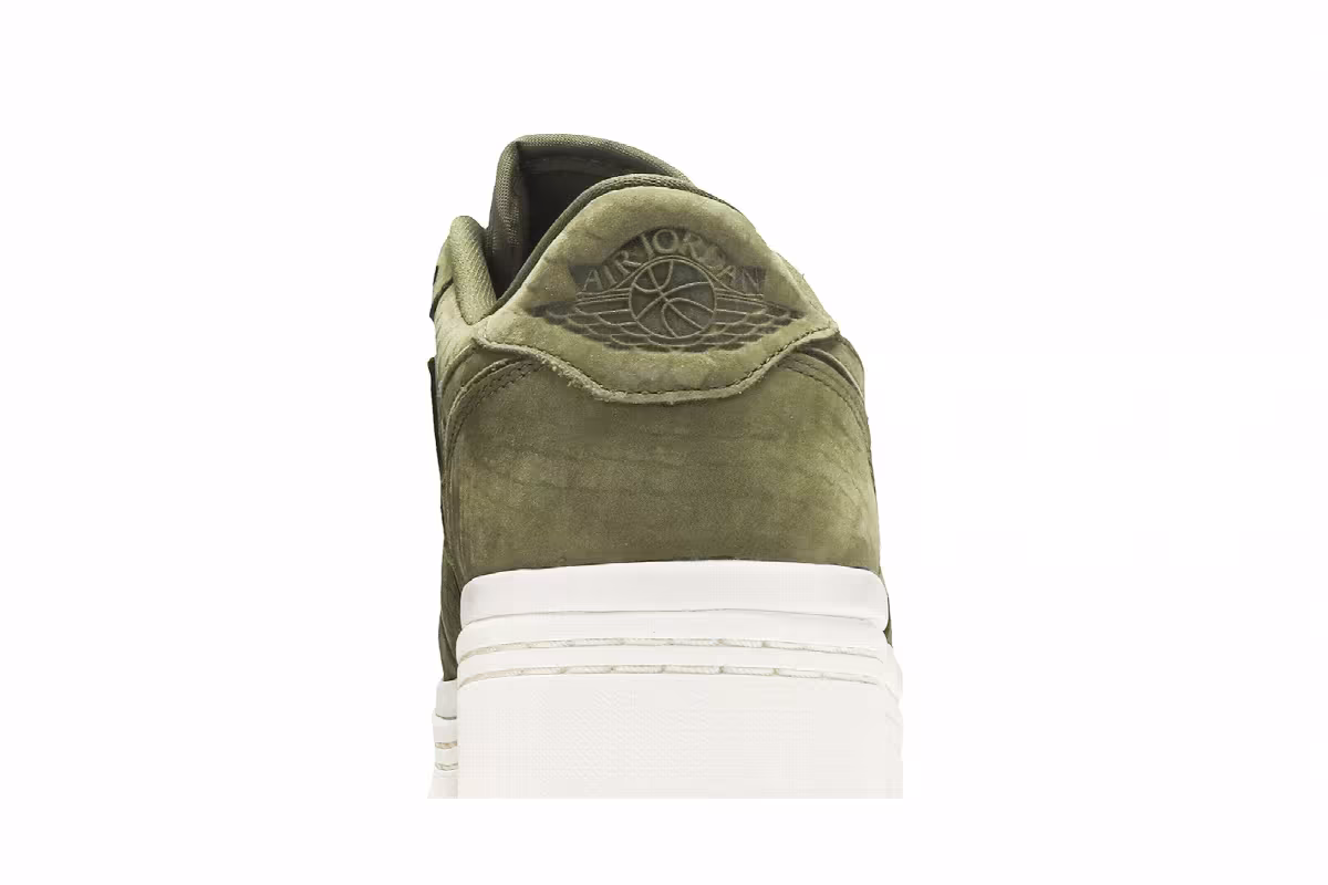 Women's Air Jordan 1 Low Lifted Olive Canvas, view 8