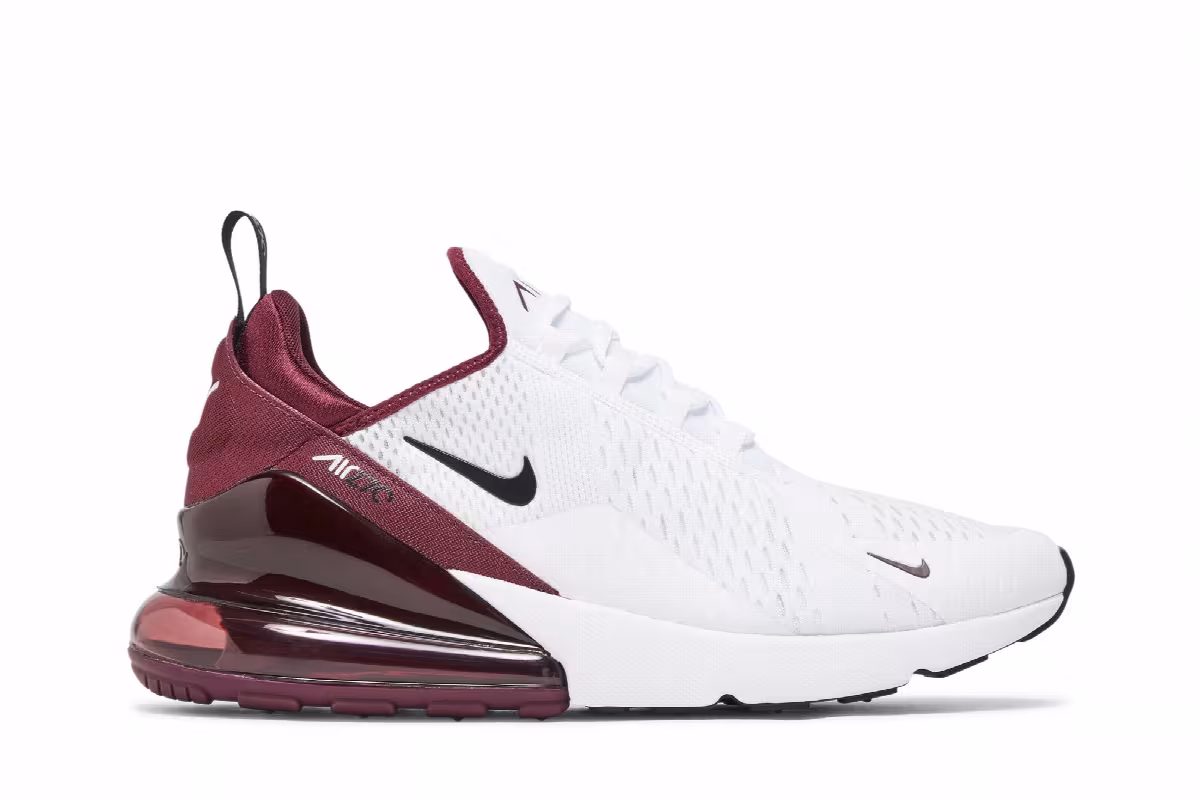 Nike Air Max 270 White Night Maroon, view 2
