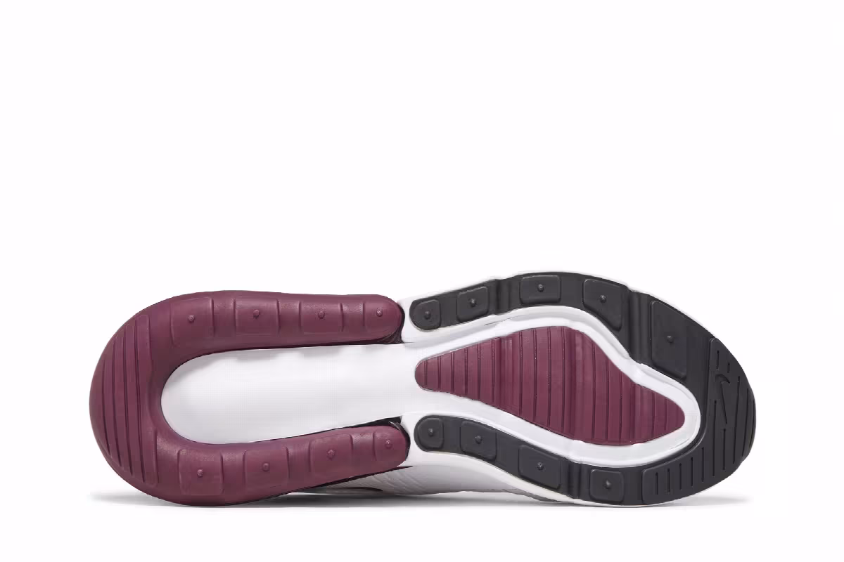Nike Air Max 270 White Night Maroon, view 5