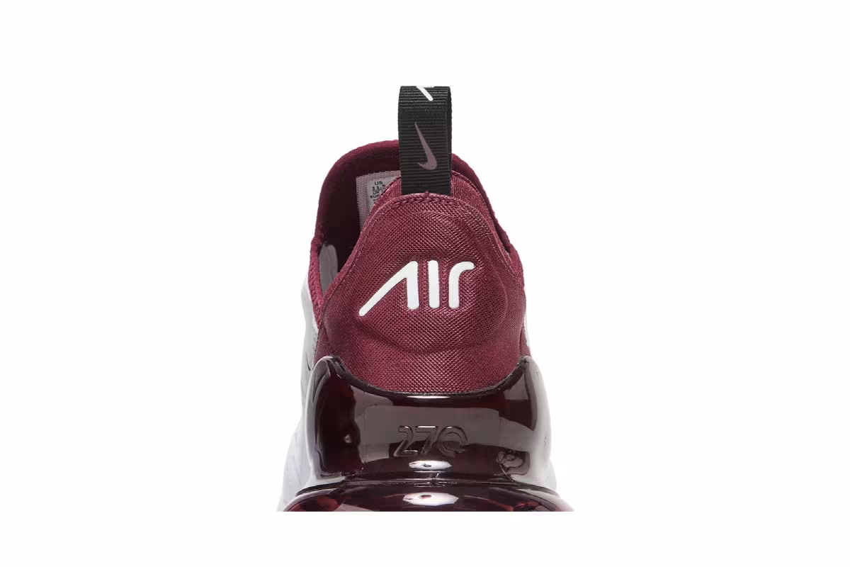 Nike Air Max 270 White Night Maroon, view 8