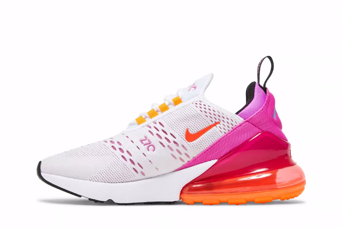 Nike Women's Air Max 270 Fuchsia Dream Crimson, view 4