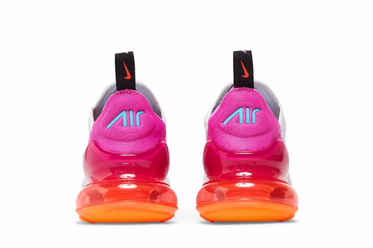 Nike Women's Air Max 270 Fuchsia Dream Crimson, view 7