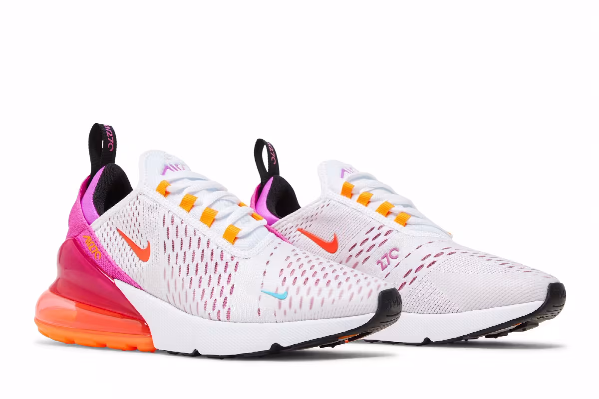 Nike Women's Air Max 270 Fuchsia Dream Crimson, view 9