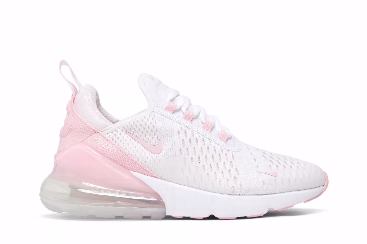 Nike Women's Air Max 270 White Soft Pink, view 2