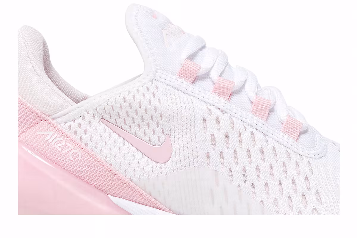 Nike Women's Air Max 270 White Soft Pink, view 3