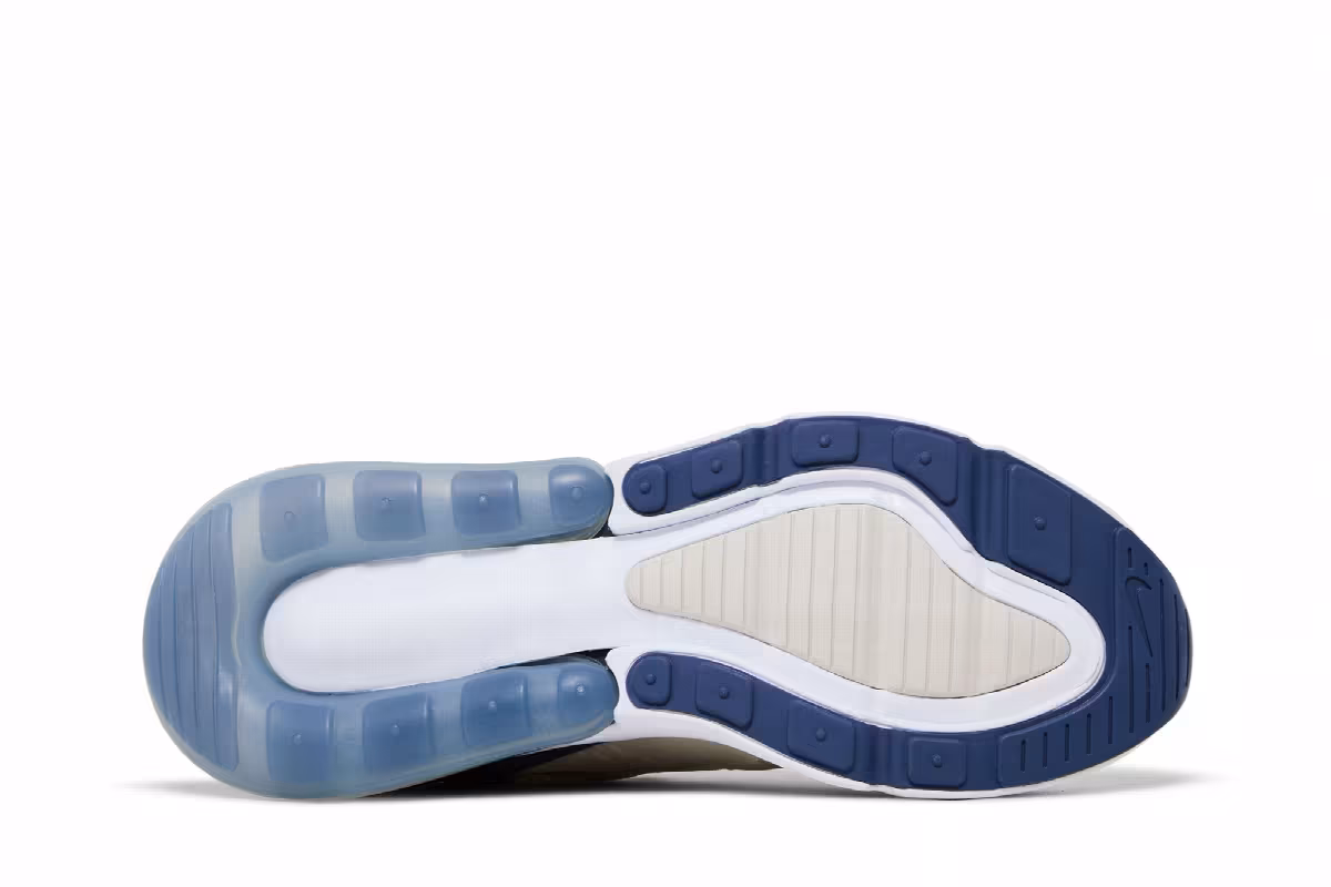 Nike Women's Air Max 270 Light Bone Diffused Blue, view 5