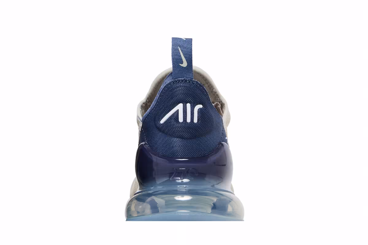 Nike Women's Air Max 270 Light Bone Diffused Blue, view 8