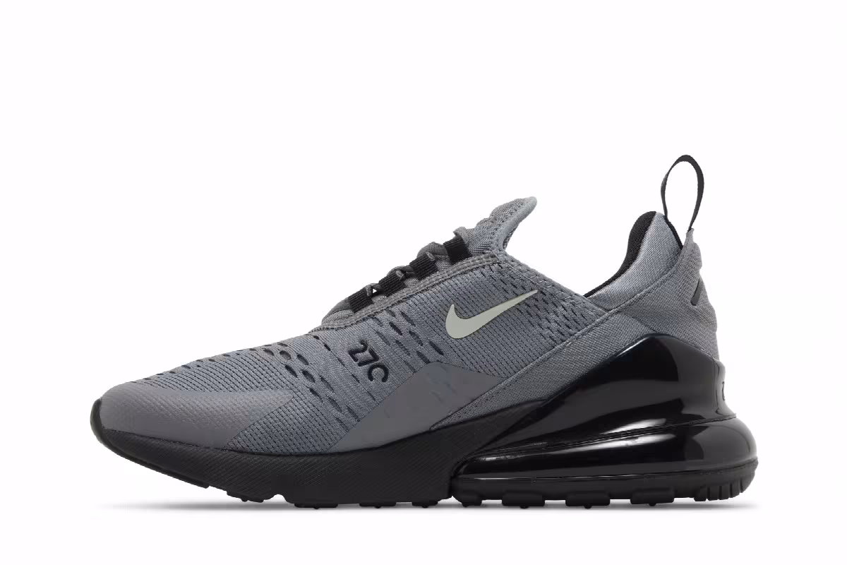Nike Air Max 270 Multi-Swoosh - Smoke Grey Mandarin, view 4