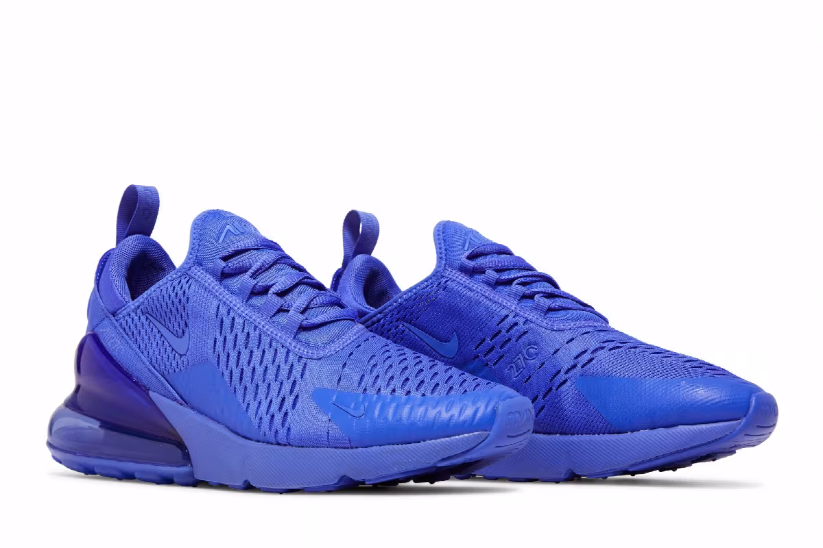 Nike Women's Air Max 270 Light Ultramarine, view 9