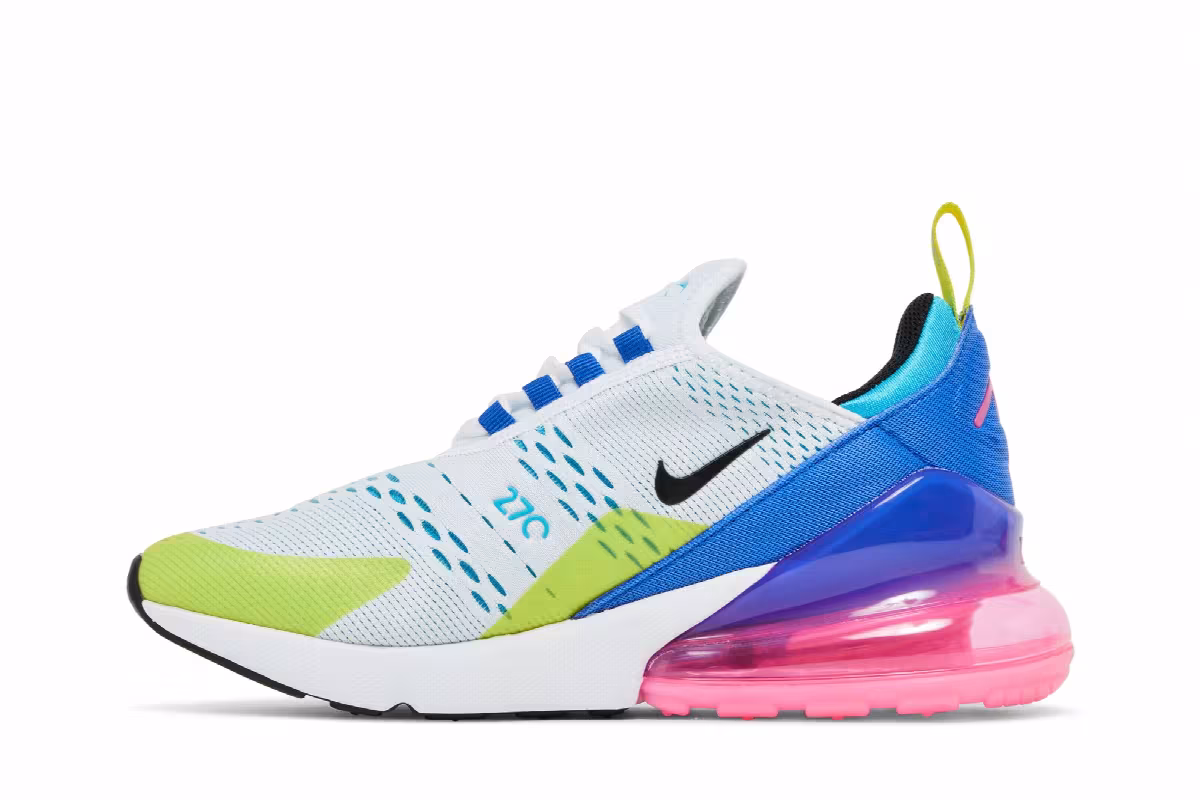 Nike Air Max 270 GS Hyper Royal Pink Spell, view 4