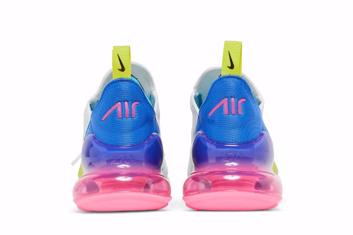 Nike Air Max 270 GS Hyper Royal Pink Spell, view 7