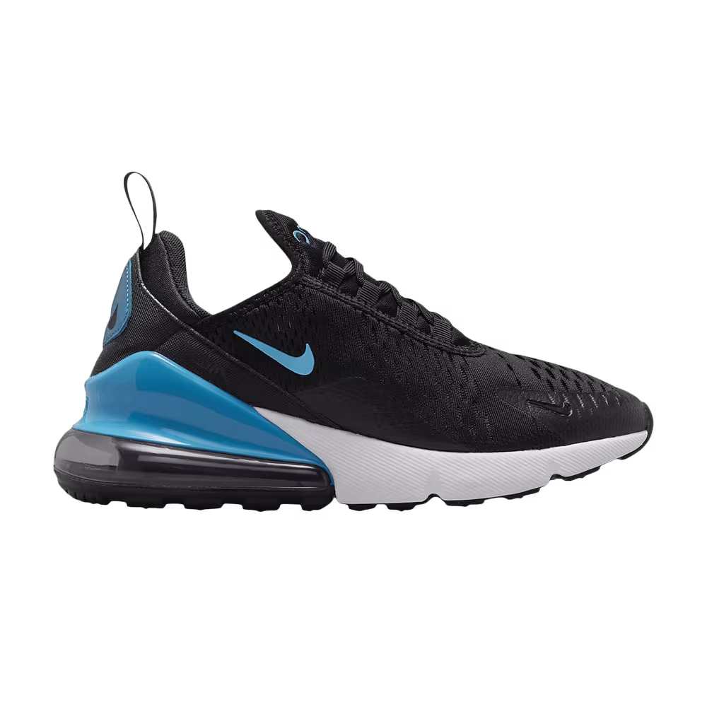 Nike Air Max 270 GS Black Blue Lightning