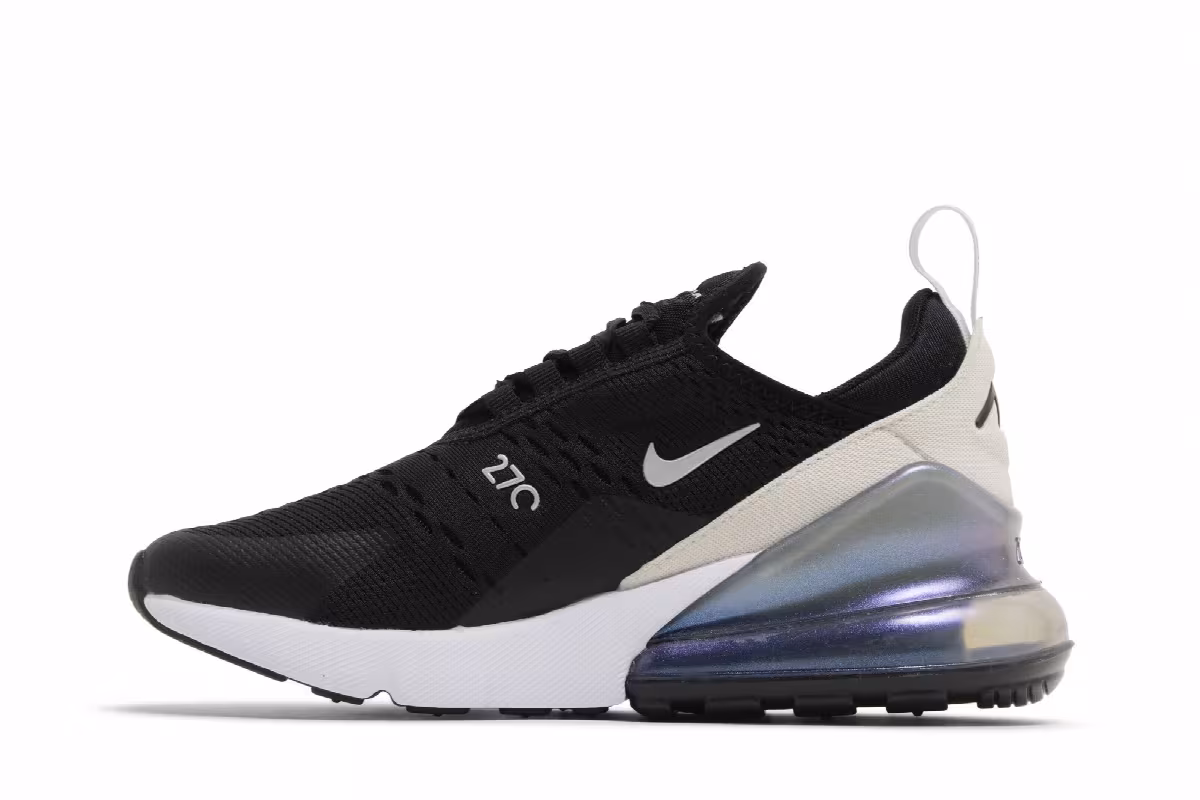 Nike Women's Air Max 270 Black Fierce Pink, view 4