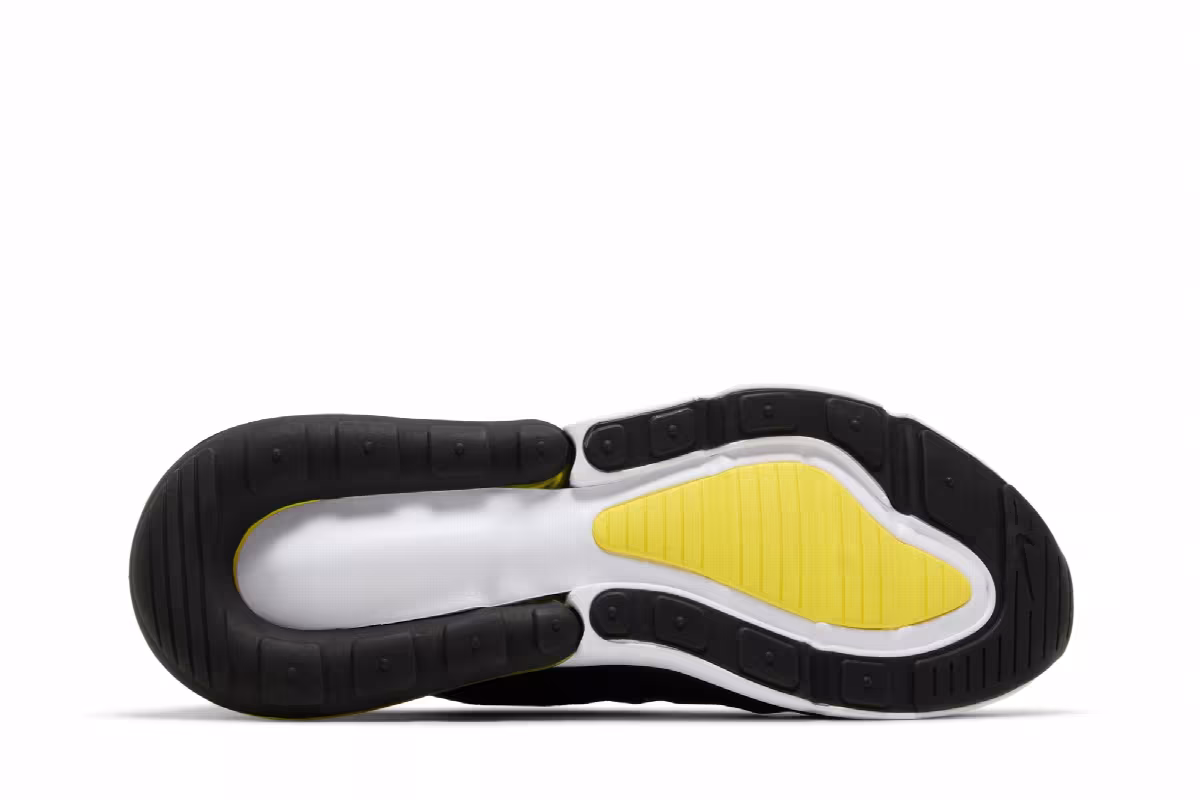 Nike Air Max 270 Black Opti Yellow, view 5