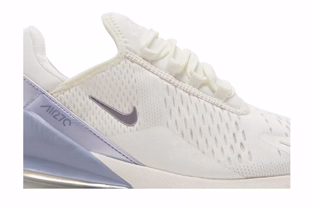 Nike Women's Air Max 270 Sail Oxygen Purple, view 3