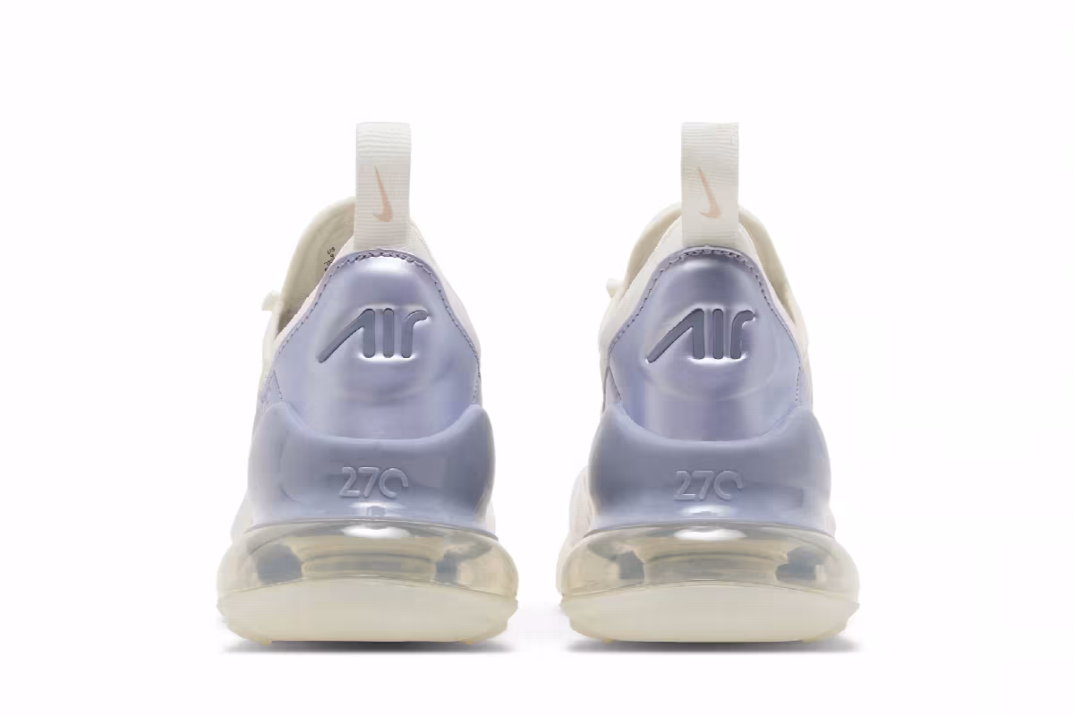 Nike Women's Air Max 270 Sail Oxygen Purple, view 7