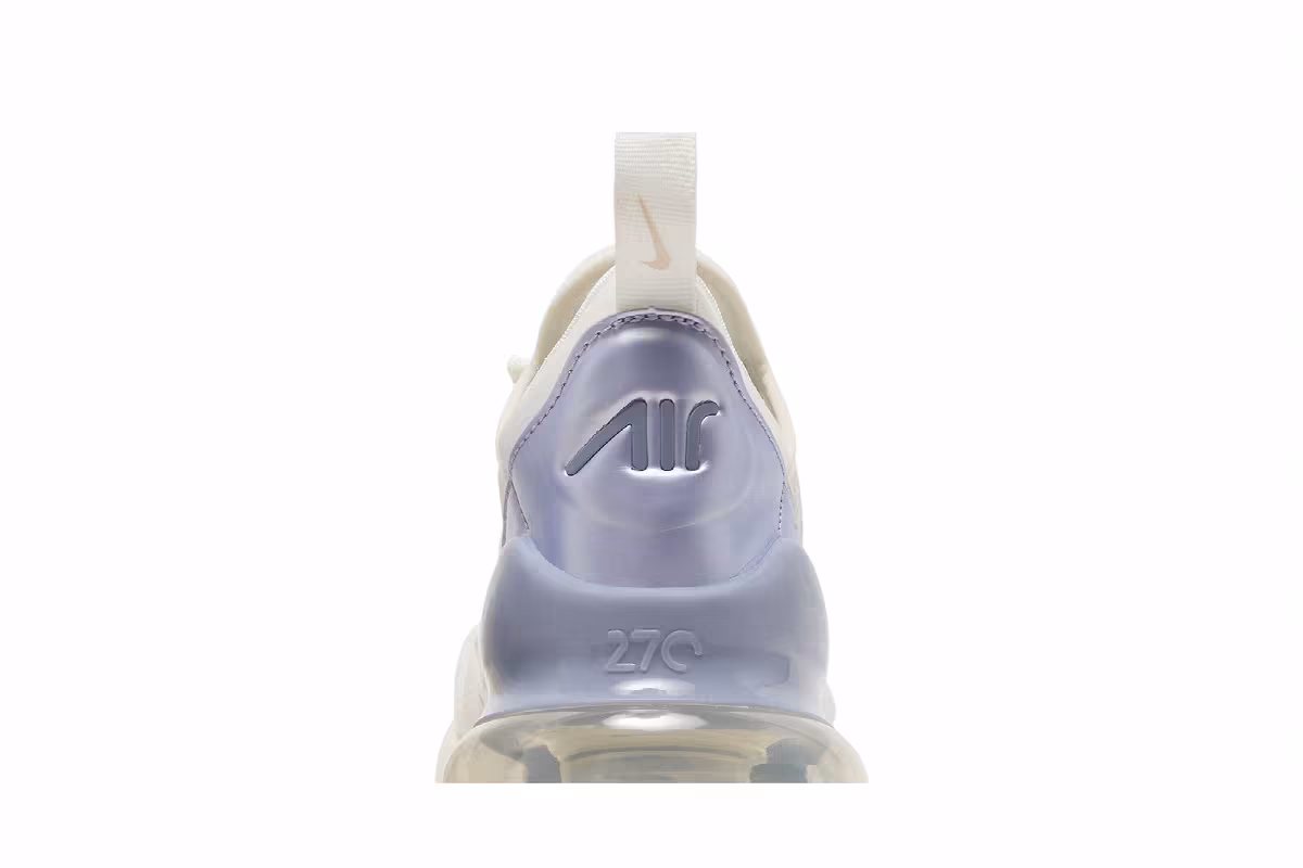 Nike Women's Air Max 270 Sail Oxygen Purple, view 8