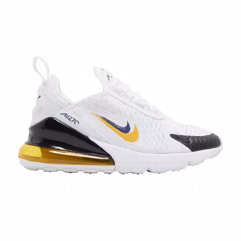 Nike Air Max 270 GS 'Multi-Swoosh - White University Gold'