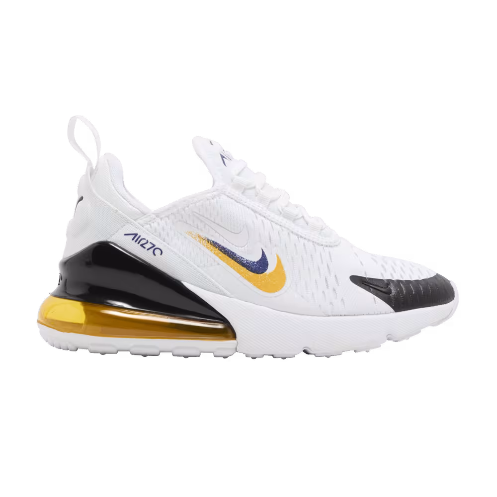 Nike Air Max 270 GS Multi-Swoosh - White University Gold