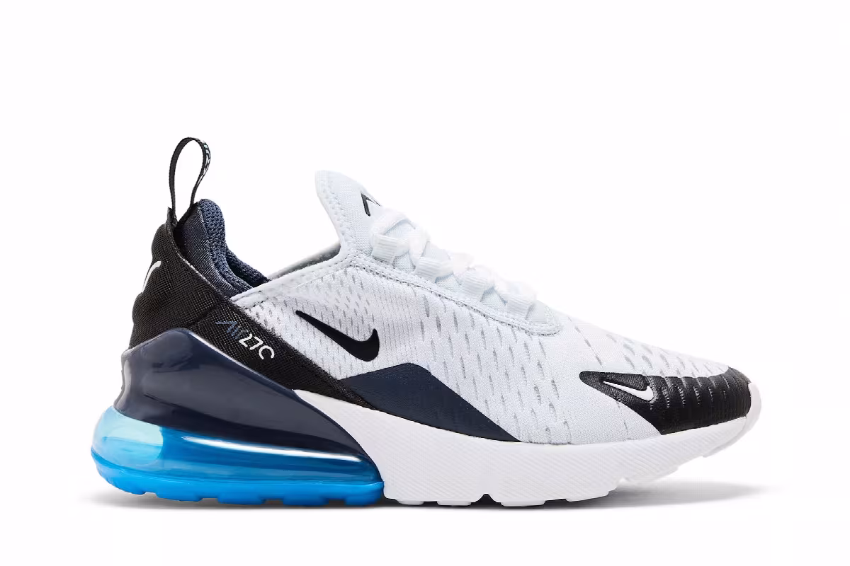 Nike Air Max 270 GS Football Grey Thunder Blue, view 2