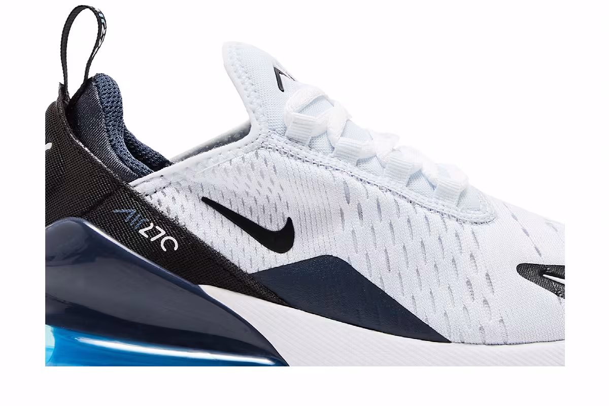 Nike Air Max 270 GS Football Grey Thunder Blue, view 3