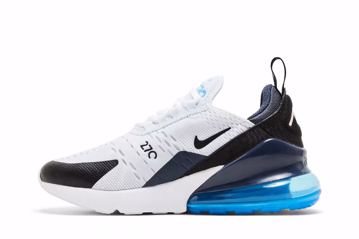 Nike Air Max 270 GS Football Grey Thunder Blue, view 4